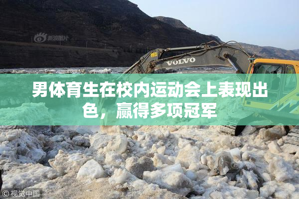 男体育生在校内运动会上表现出色，赢得多项冠军