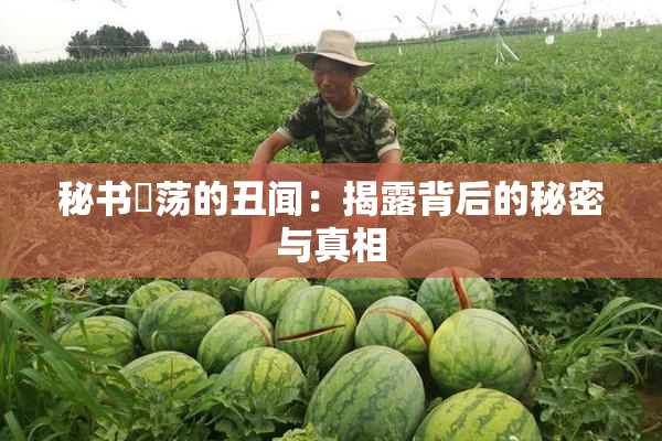 秘书婬荡的丑闻：揭露背后的秘密与真相