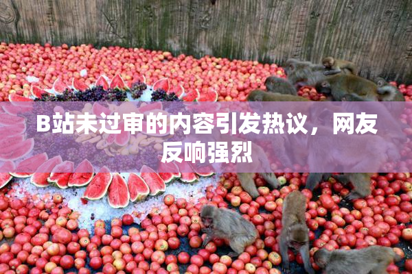 B站未过审的内容引发热议，网友反响强烈