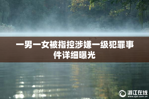 一男一女被指控涉嫌一级犯罪事件详细曝光