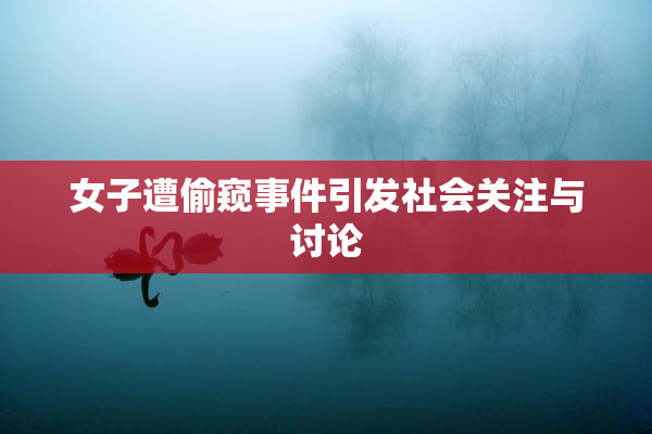 女子遭偷窥事件引发社会关注与讨论