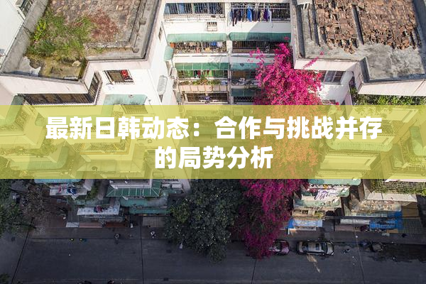 最新日韩动态：合作与挑战并存的局势分析