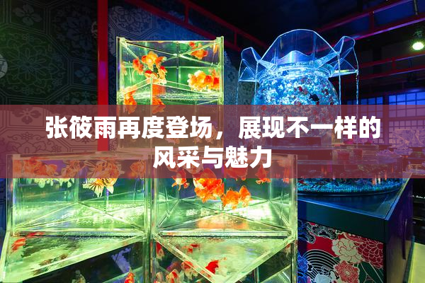 张筱雨再度登场，展现不一样的风采与魅力