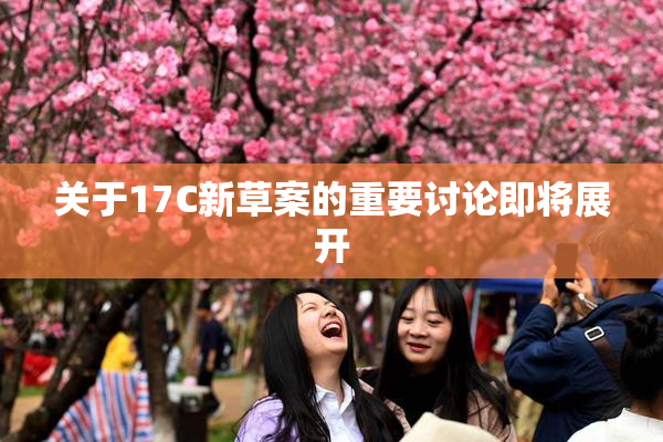 关于17C新草案的重要讨论即将展开
