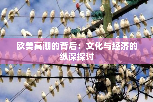 欧美高潮的背后：文化与经济的纵深探讨