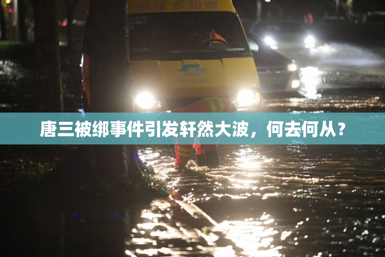 唐三被绑事件引发轩然大波，何去何从？