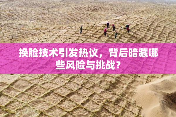 换脸技术引发热议，背后暗藏哪些风险与挑战？