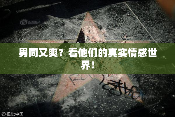 男同又爽？看他们的真实情感世界！