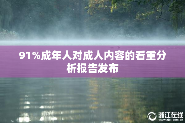 91%成年人对成人内容的看重分析报告发布