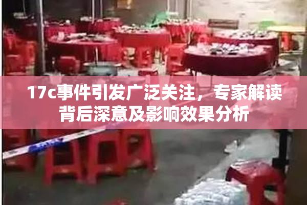 17c事件引发广泛关注，专家解读背后深意及影响效果分析