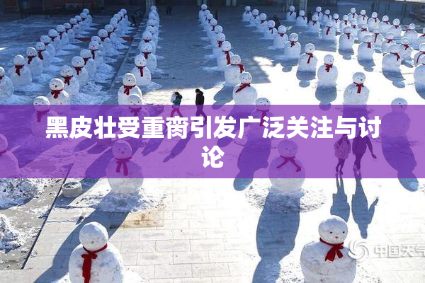 黑皮壮受重脔引发广泛关注与讨论