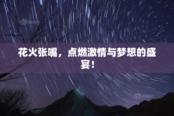 花火张嘴，点燃激情与梦想的盛宴！