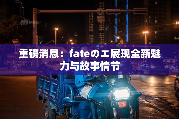 重磅消息：fateのエ展现全新魅力与故事情节