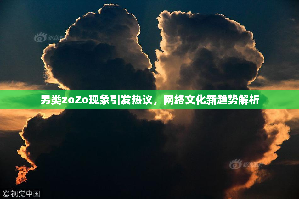 另类zoZo现象引发热议，网络文化新趋势解析