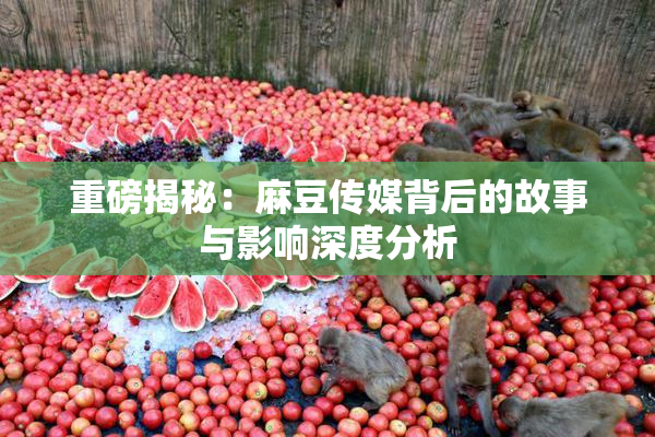 重磅揭秘：麻豆传媒背后的故事与影响深度分析
