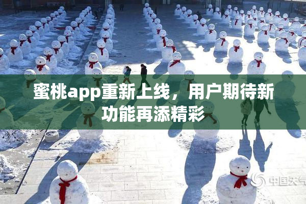 蜜桃app重新上线，用户期待新功能再添精彩