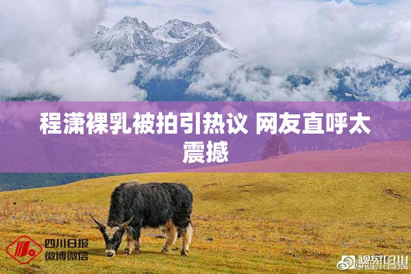程潇裸乳被拍引热议 网友直呼太震撼