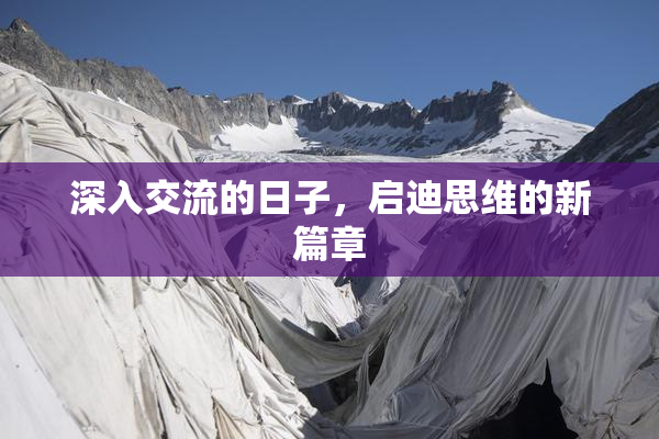 深入交流的日子，启迪思维的新篇章