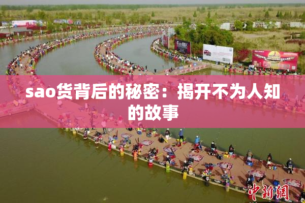 sao货背后的秘密：揭开不为人知的故事