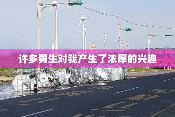 许多男生对我产生了浓厚的兴趣