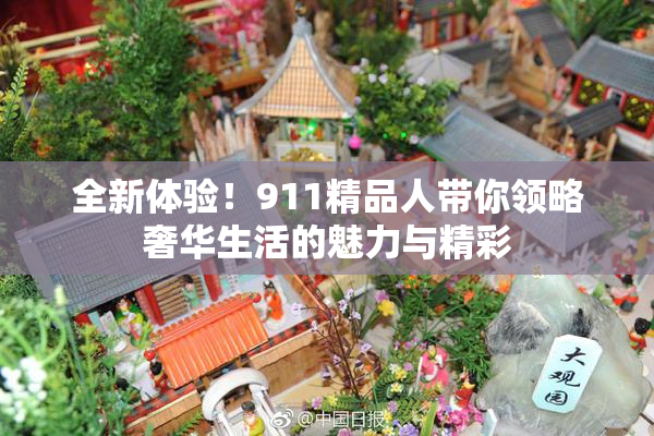 全新体验！911精品人带你领略奢华生活的魅力与精彩