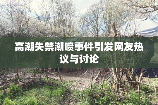 高潮失禁潮喷事件引发网友热议与讨论