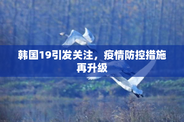 韩国19引发关注，疫情防控措施再升级