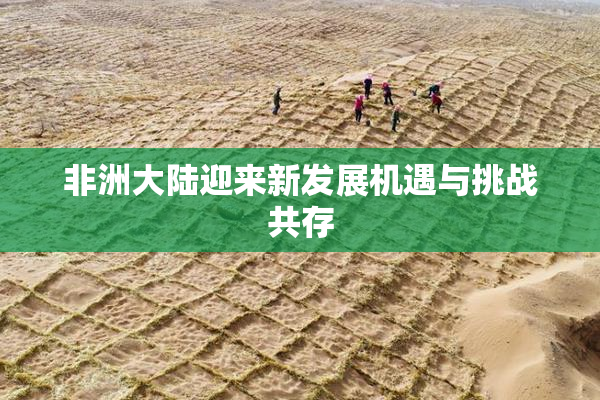 非洲大陆迎来新发展机遇与挑战共存