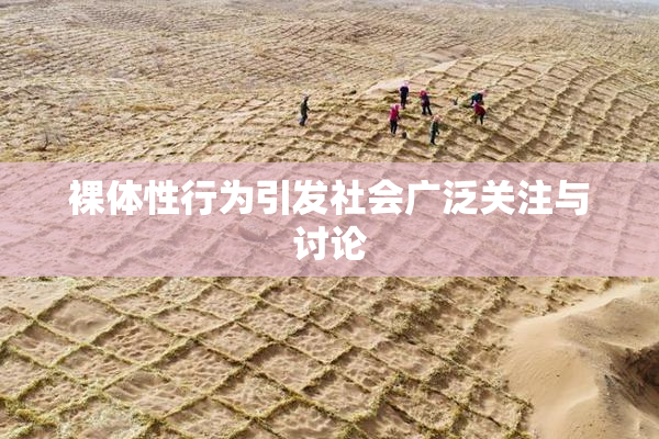 裸体性行为引发社会广泛关注与讨论