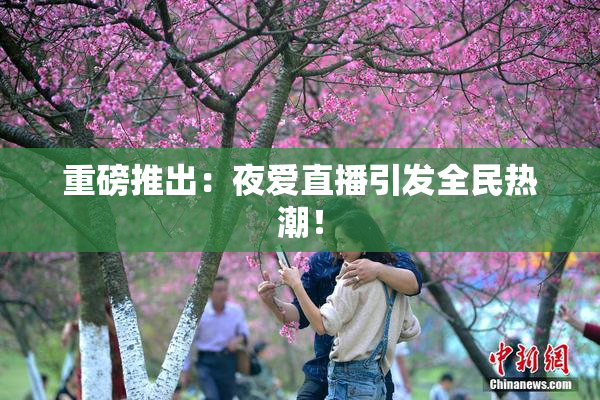重磅推出：夜爱直播引发全民热潮！