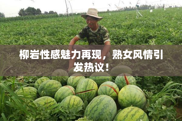柳岩性感魅力再现，熟女风情引发热议！