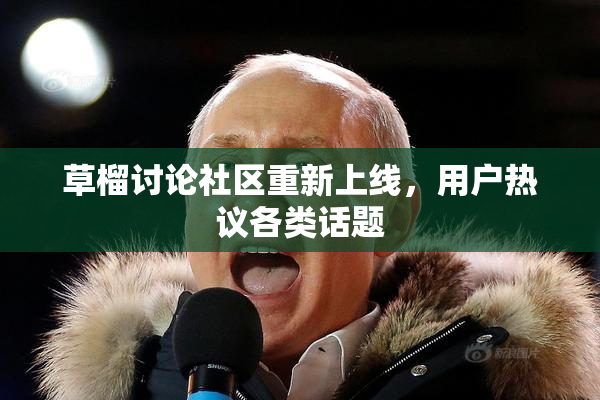 草榴讨论社区重新上线，用户热议各类话题