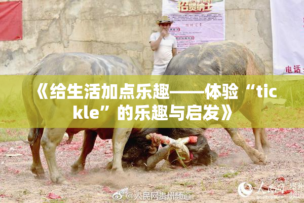 《给生活加点乐趣——体验“tickle”的乐趣与启发》