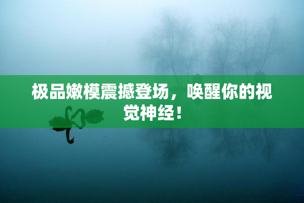 极品嫩模震撼登场，唤醒你的视觉神经！