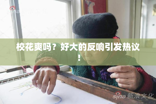 校花爽吗？好大的反响引发热议！