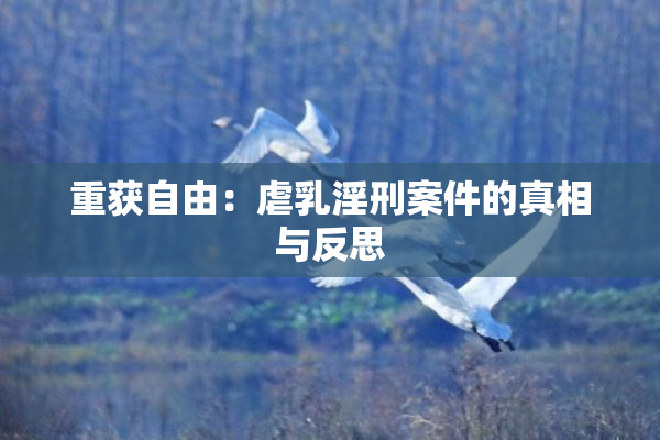 重获自由：虐乳淫刑案件的真相与反思