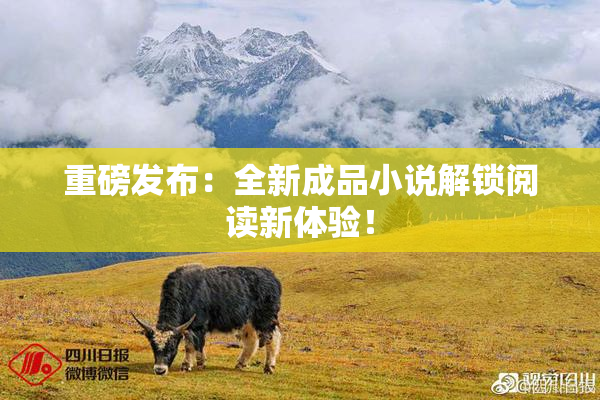 重磅发布：全新成品小说解锁阅读新体验！