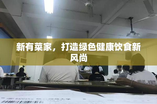 新有菜家，打造绿色健康饮食新风尚