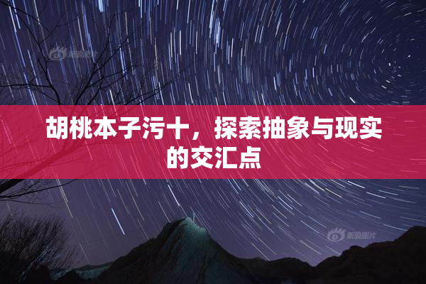 胡桃本子污十，探索抽象与现实的交汇点