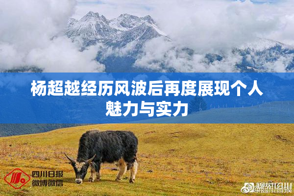 杨超越经历风波后再度展现个人魅力与实力