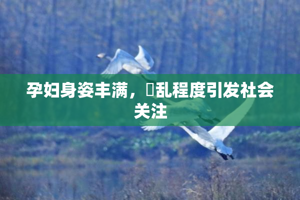 孕妇身姿丰满，婬乱程度引发社会关注