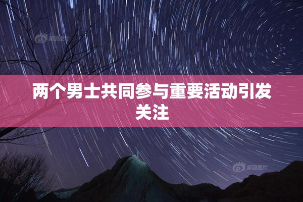 两个男士共同参与重要活动引发关注
