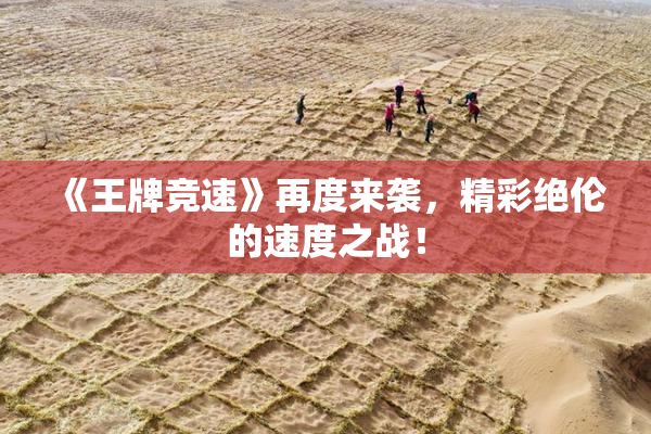 《王牌竞速》再度来袭，精彩绝伦的速度之战！
