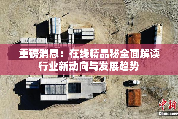 重磅消息：在线精品秘全面解读行业新动向与发展趋势