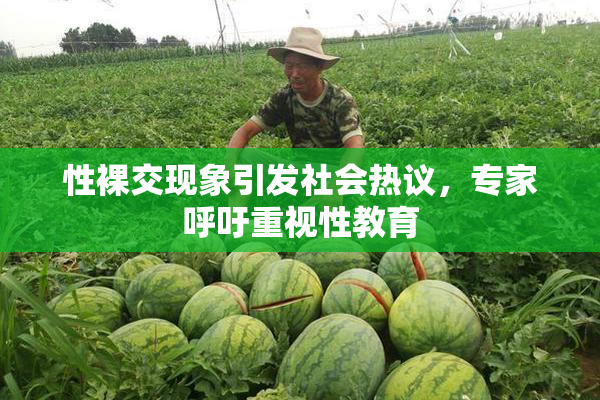 性裸交现象引发社会热议，专家呼吁重视性教育