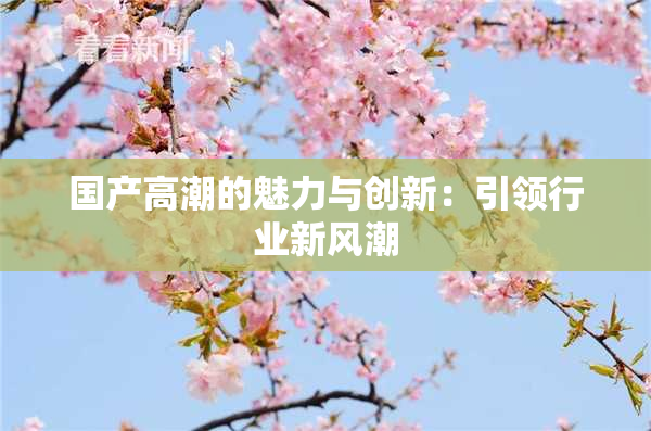 国产高潮的魅力与创新：引领行业新风潮
