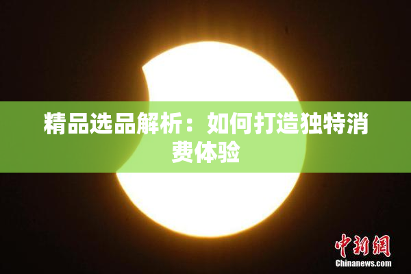 精品选品解析：如何打造独特消费体验