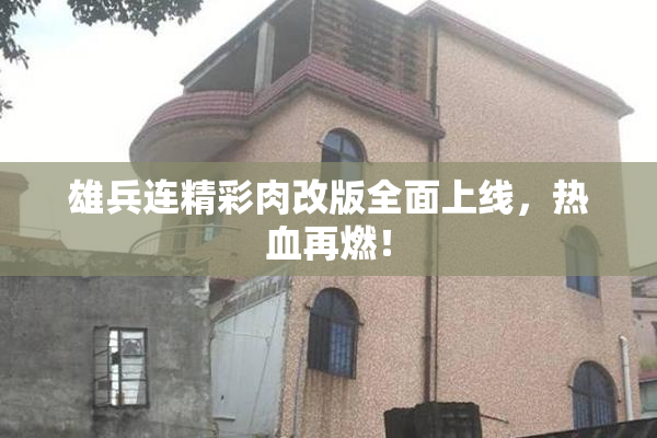 雄兵连精彩肉改版全面上线，热血再燃！