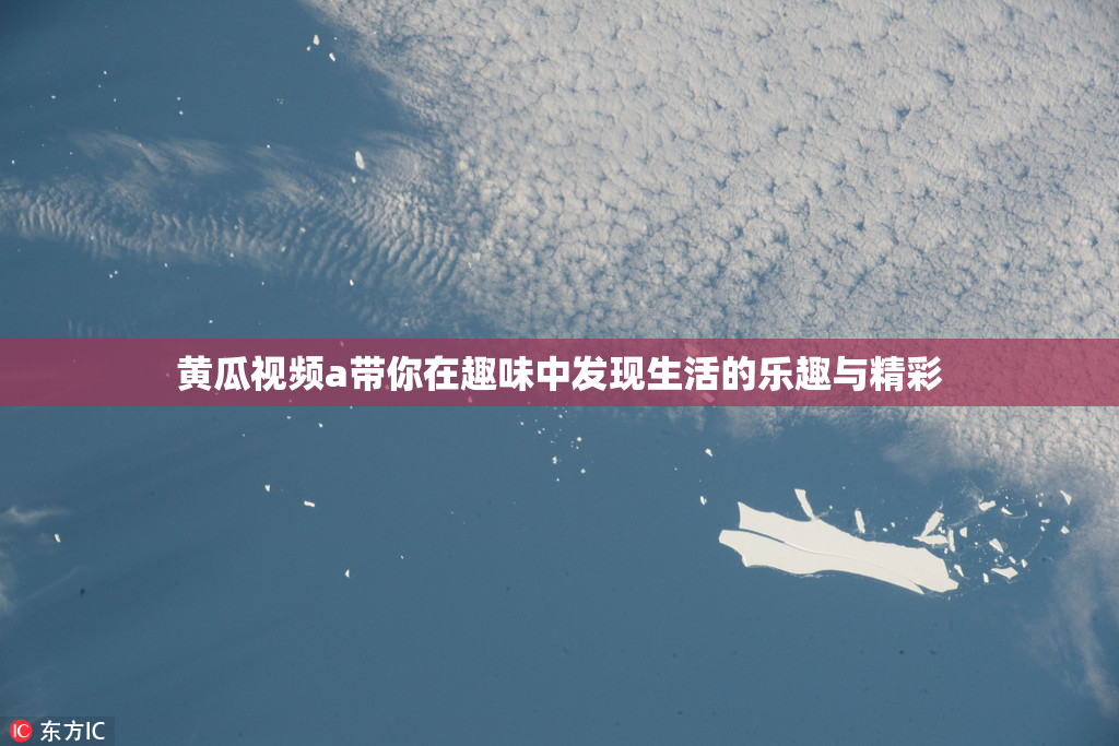 黄瓜视频a带你在趣味中发现生活的乐趣与精彩
