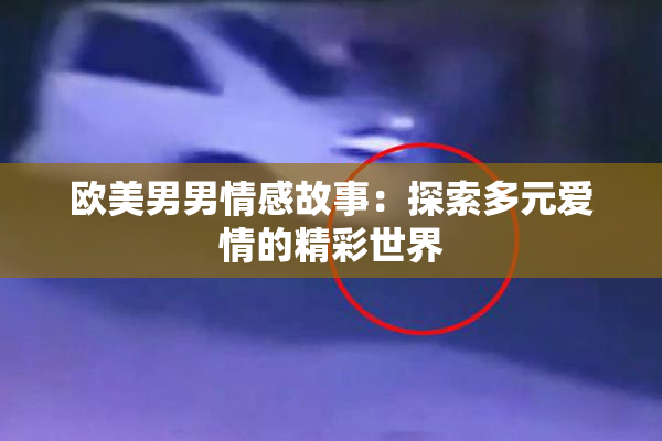 欧美男男情感故事：探索多元爱情的精彩世界